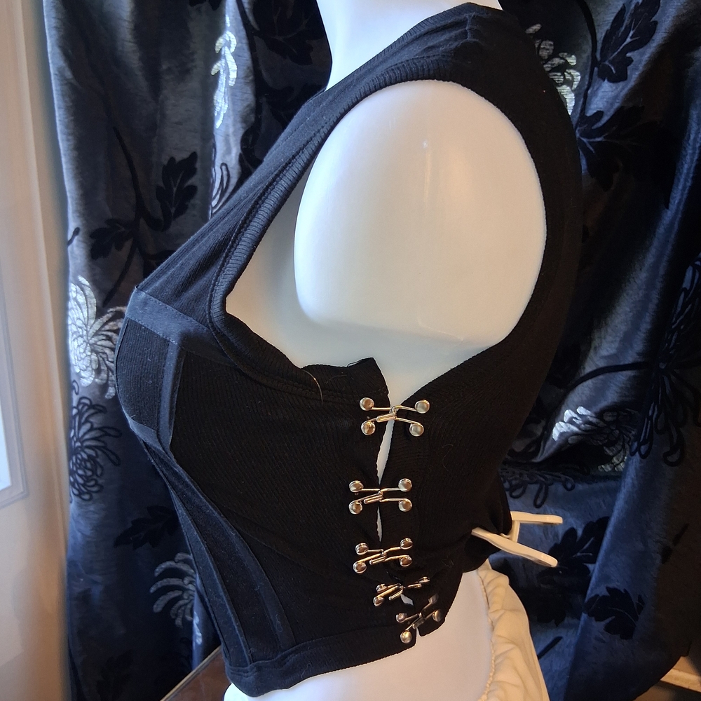 Kate Hewko Black Corset Top - Picture 5 of 9